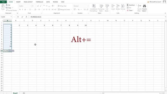 EXCEL में SUM के इस शॉर्टकट को नहीं जानते 90% एक्सेल यूजर /  Step by Step / Shortcut/ Excel Vexcel