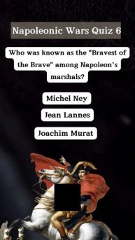 Napoleonic Wars Quiz 6 #battleofwaterloo #educationaltrivia #historyquiz #napoleonicwars