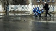 Лужа на перекрестке Войченко-Октябрьская