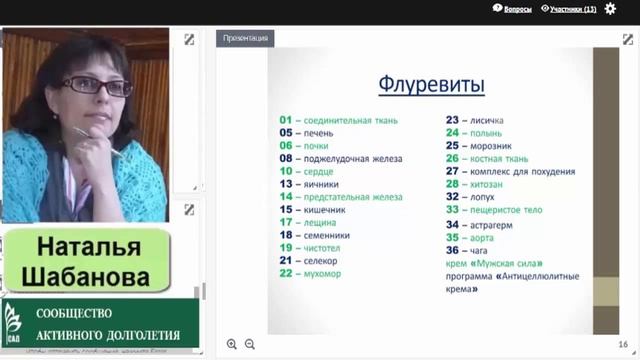 Н. Шабанова. Что использовать при варикозе (15.08.2017)