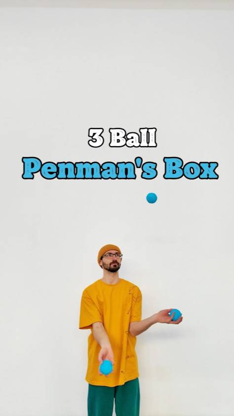 Juggling Trick -  Penman's Box 🎁 #jugglingballs #tricks #juggling #magic #jugglinglife