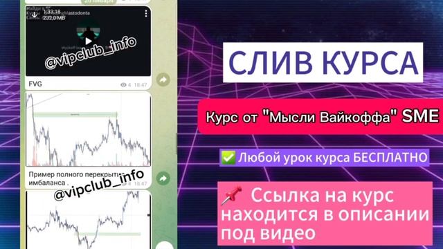 МЫСЛИ ВАЙКОФФА|СЛИВ КУРСА |SMART MONEY