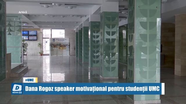 Dana Rogoz speaker motivațional pentru studenții UMC