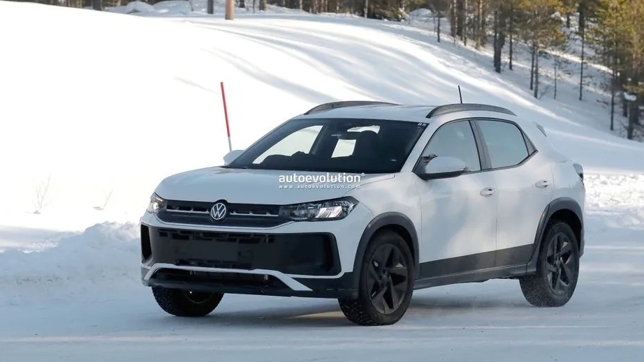 Новый кроссовер Volkswagen Tera 2025 появился на тестах без «камуфляжной» защиты