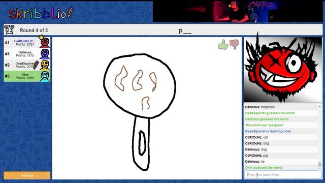 WEE CNAT SPEEL VRY GEWD! | Skribbl.io: Pictionary Game (w/ H2O Delirious, Ohm, & Squirrel)