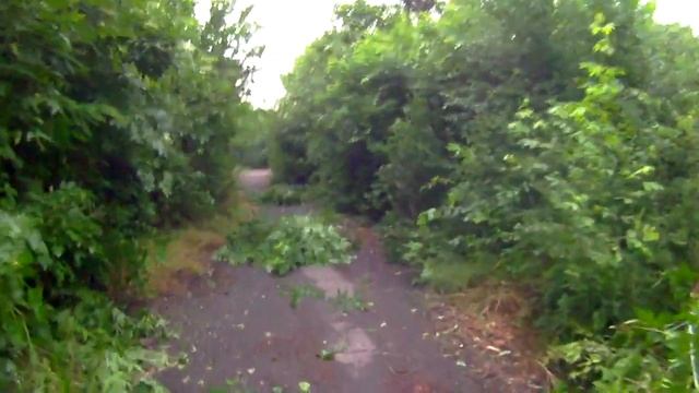 один из участков трассы в парке металлургов зачистка