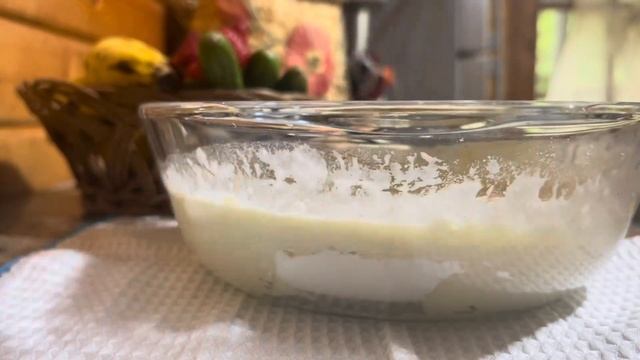 The recipe makes a very tasty pancake made with local milk
