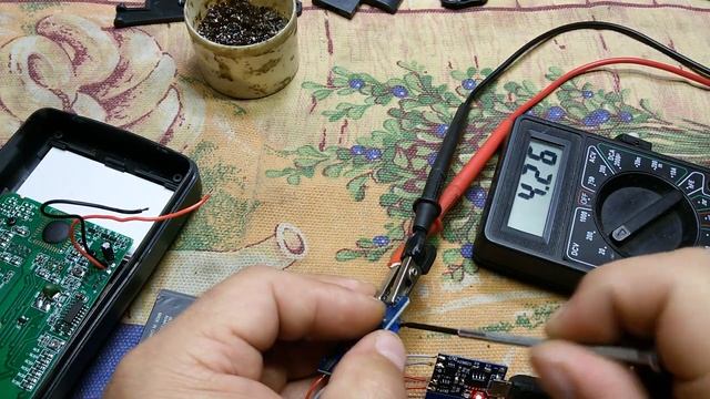 Переделка мультиметра на питание от Li- ion