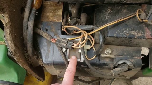 Replacing a Voltage Regulator on a John Deere 318 Lawnmower | Grab a Wrench 01