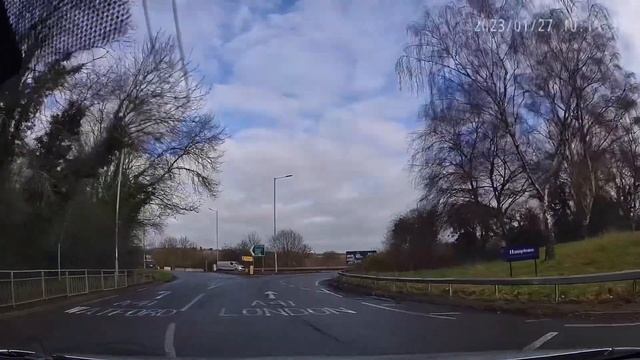 REAL MILL HILL driving test. 27th Jan 2023. 10:14am