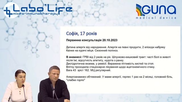 Досвід лікування герпес-вірусів та пов'язаних з ними алергії, кропів'янки, ЛОР-захворювань | DINOS