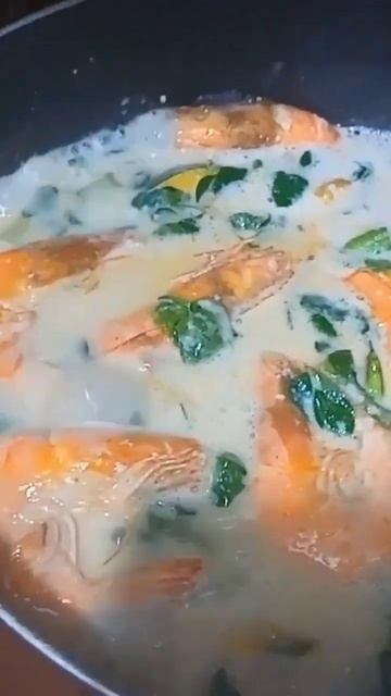 #ginataang kalabasa, sitaw, and malunggay with shrimp