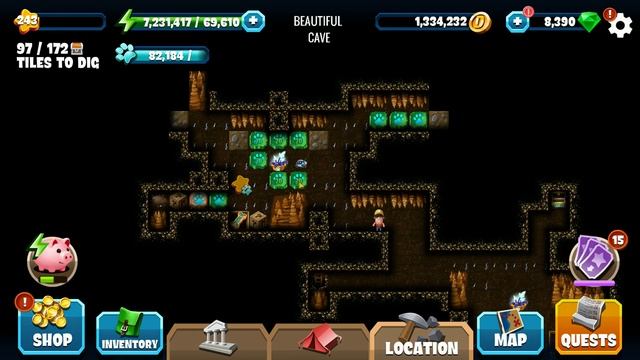 Прекрасная пещера - Beautiful Cave ｜ Paws and Claws 3 ｜ Diggy's Adventure