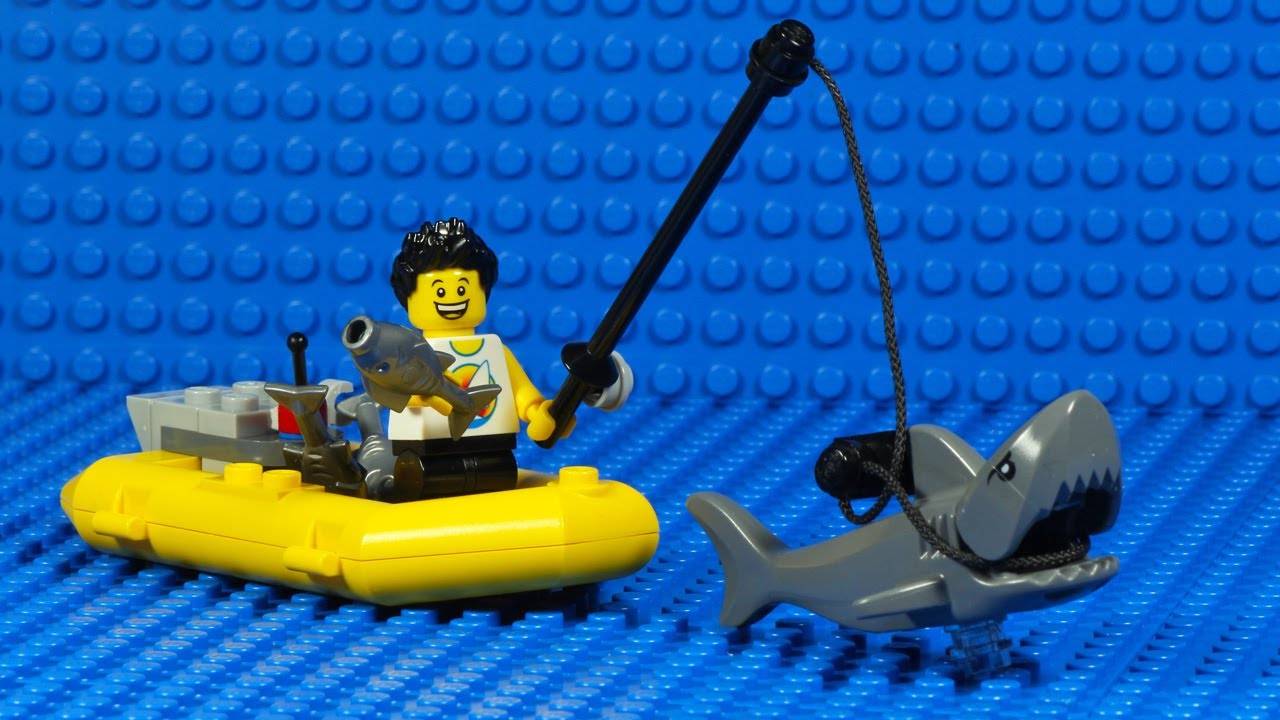 LEGO City Beach Shark Boat Rescued