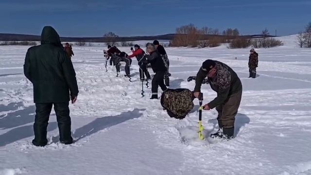 Зимняя рыбалка. Конкурс "Быстрый бур"