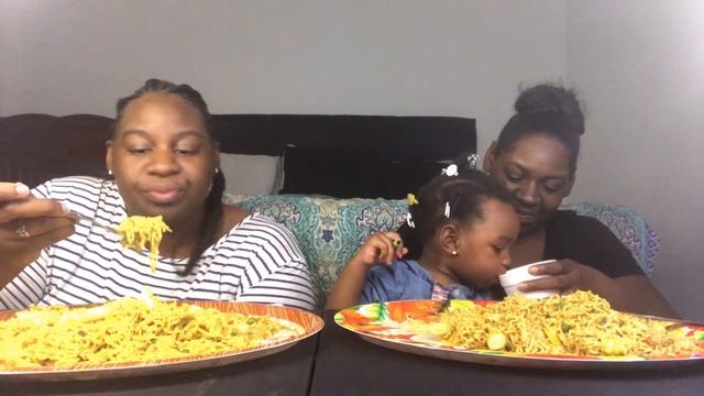 NOODLE MUKBANG | TRYING RICE CAKE | (EATINGSHOW) | NOVEMBER 9th 2018 | TIARA WILLIAMS