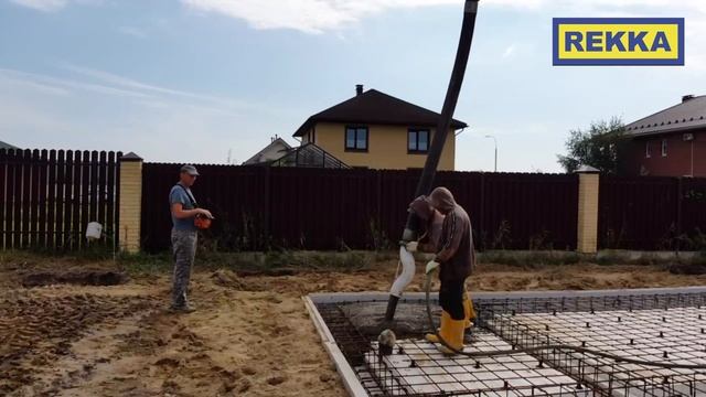 Бетонирование Утепленной Финской Фундаментной Плиты - УФФП.