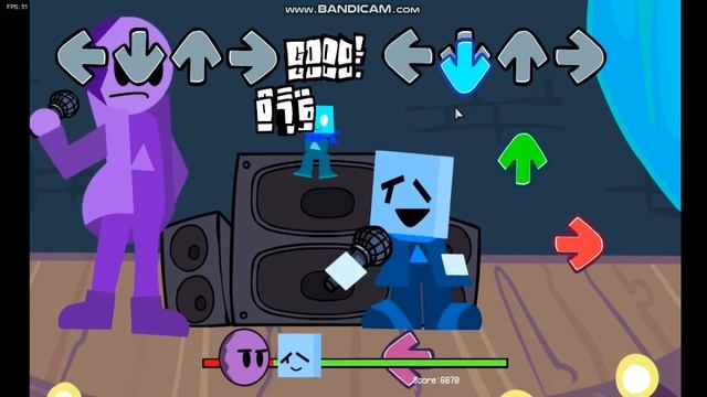 Cube and Iris Dancing // Friday Night Funkin' Short Vids // Pink Corruption //