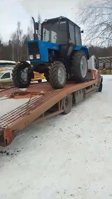 Доставили трактор МТЗ 82.1 в Московскую область, Boston Logistic
