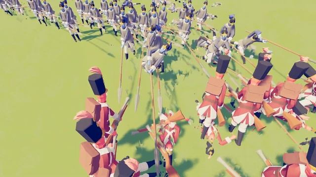 100 MUSKTER AGAINST NAPOLEON'S ARMY, TABS - Totally Accurate Battle Simulator