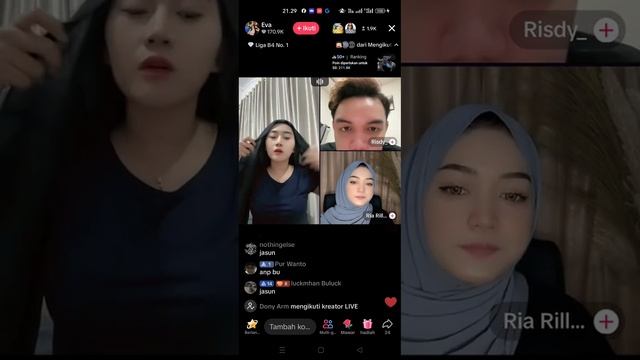 EVA MANTAN FEBRI⁉️PAKAI HIJAB😱CANTIK☺️‼️ #febrianiqbal #eva #celine