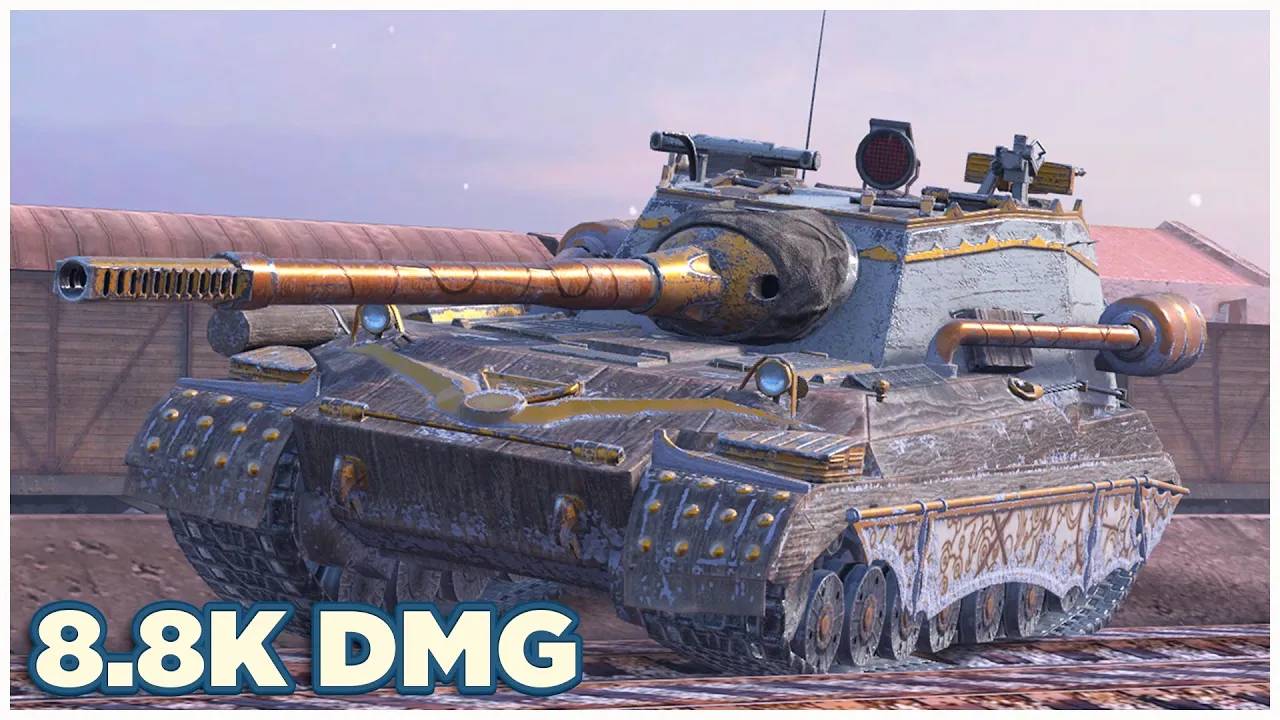 Объект 268 Вариант 4  СКАЗОЧНАЯ БРОНЯ  Tanks blitz