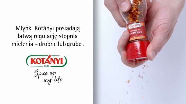 Młynki Kotanyi - chilli