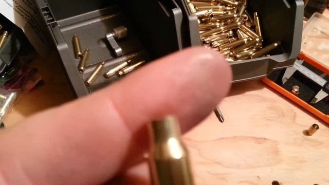 Trimming 223 Brass with Forster Trimmer