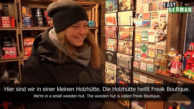 auf dem Weihnachtsmarkt