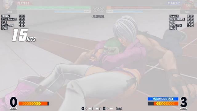 Angel Kof XV (Unchain-Blow EX Reset And Combos)