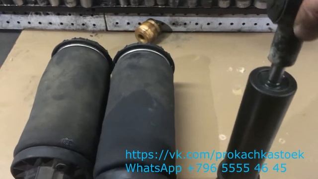Ремонт пневма амортизаторов для грузовиков SCANIA vs MAN