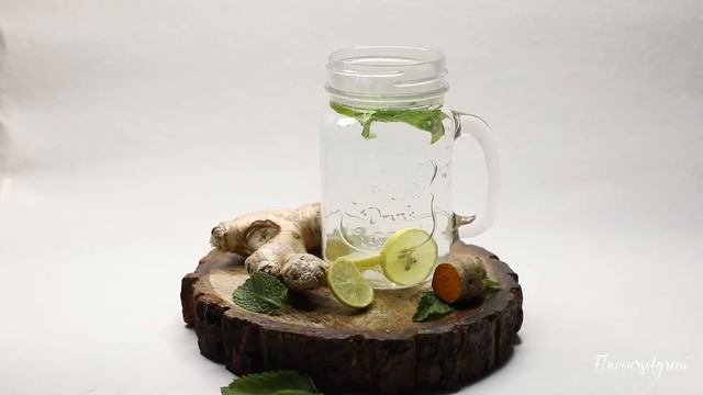 IMMUNITY BOOSTER DRINK |Raw  Turmeric | Ginger| lemon| Mint| Infused Water| Detox Drink