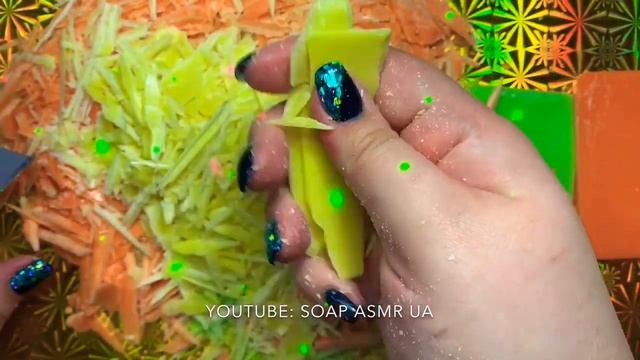 Dry soap cutting \ Crunchy relaxing sounds ASMR \ Satisfying video \ Soap carving
