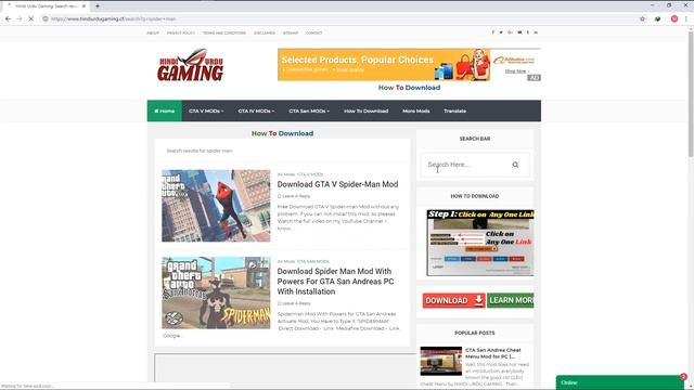 New Update of my Hindi Urdu Gaming website