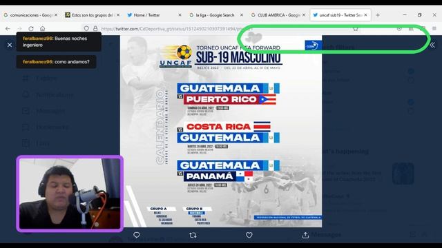 TORNEO UNCAF SUB19 2022: EL SALVADOR, GUATEMALA, HONDURAS, COSTA RICA Y PANAMÁ.