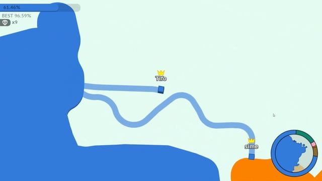 Paper.io 2 Teams Map Control: 100.00%