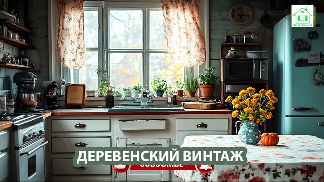 Деревенский интерьер в стиле Винтаж и фото идеи для оформления (25)