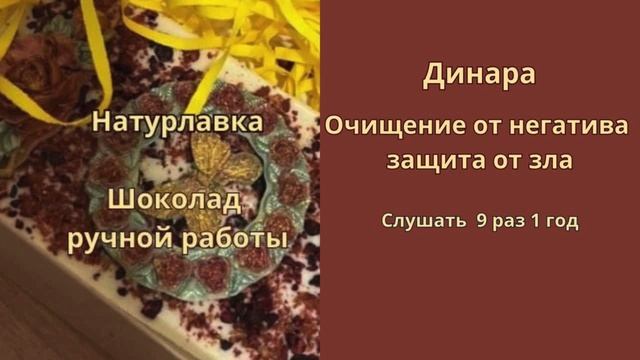 Очищение от негатива защита от зла на имя Динара.