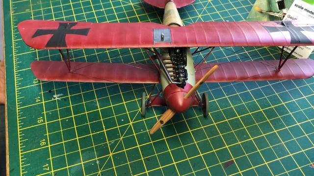 Video 126 Finished! Wingnut Wings Albatros D V Manfred von Richthofen, 1:32 Pt.16