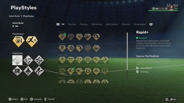 MOST *BROKEN* BEST WINGER SALAH BUILD EA FC 24 Pro Clubs