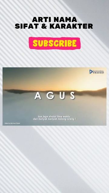 Arti Nama Agus Pt.5