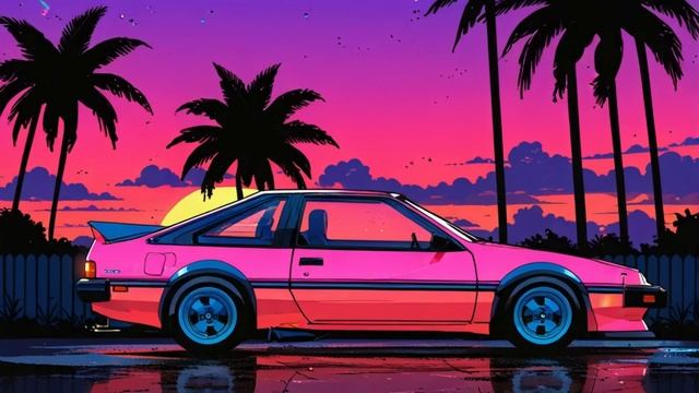 It's 1987, and You're Driving in Miami  ｜ Ultimate Synthwave Mix 2025