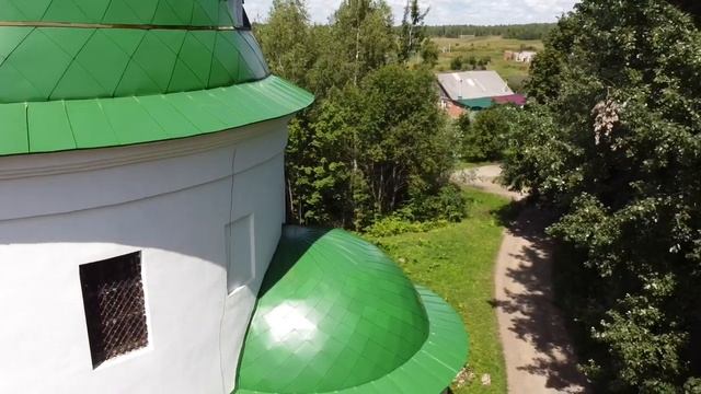 Пичаевский район. Деревня Байловка с высоты птичьего полёта. Тамбовская область. Лето 2020