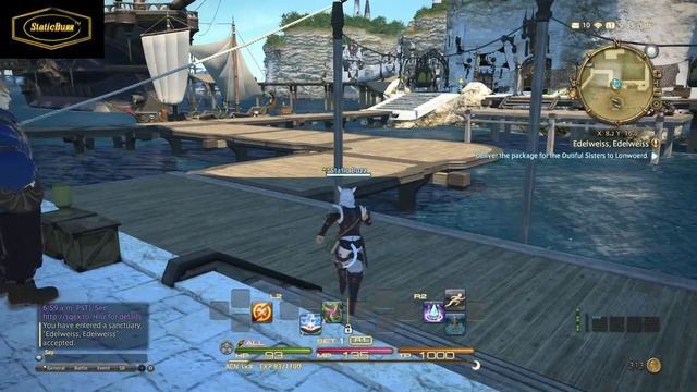 Final Fantasy XIV: A Realm Reborn Side Quest Edelweiss, Edelweiss Quest Lvl 1