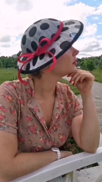 Раз горох, два горох / шляпка ПОЛЛИ / #лидиябондарева #шляпница #шляпыдиора