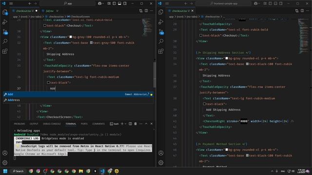 19 - Developing Checkout Screen