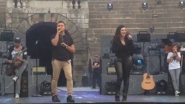 Laura Pausini feat Virginio Simonelli - Dove resto solo io - Arena di Verona - 9 settembre 2014