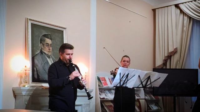 Ф.Шуберт. Лесной царь, фрагмент (переложение для скрипки и кларнета)