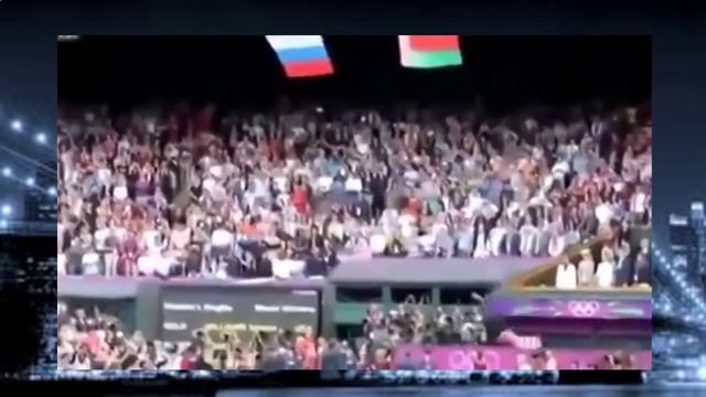 Американский флаг не выдержал гимн России!