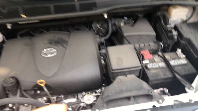 TOYOTA SIENNA - COOLANT RESERVOIR LOCATION